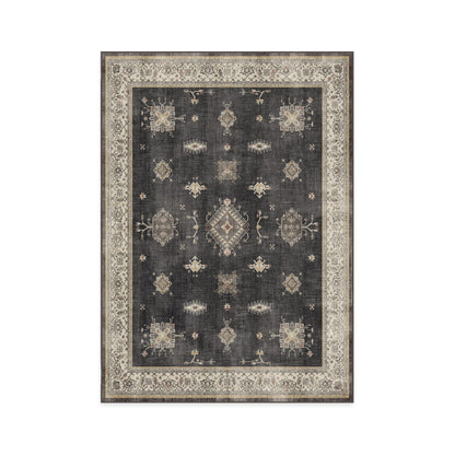 RUGGABLE – Verena Dark Wood – Machine Washable Runner Rug – Pet &amp; Child Friendly – Stain &amp; Water Resistant – Non-Slip – 2.5&