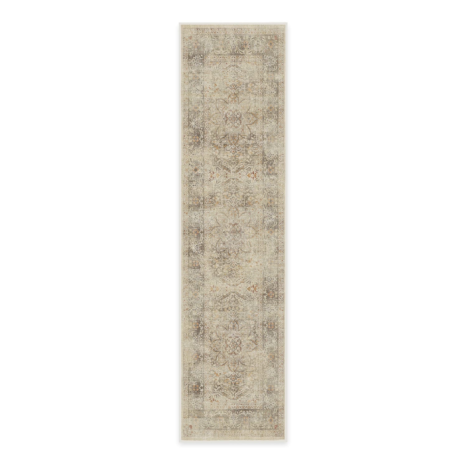 RUGGABLE – Sarrah Blue Quartz – Machine Washable Runner Rug – Pet &amp; Child Friendly – Stain &amp; Water Resistant – Non-Slip – 2.5&