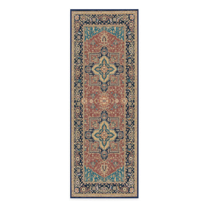 RUGGABLE Maral Heriz Washable Rug - Perfect Vintage Area Rug for Living Room Bedroom Kitchen - Pet &amp; Child Friendly - Stain &amp; Water Resistant - Creme 3&