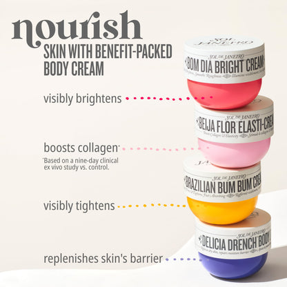 Sol de Janeiro Visibly Brightening and Smoothing Bom Dia AHA Body Cream