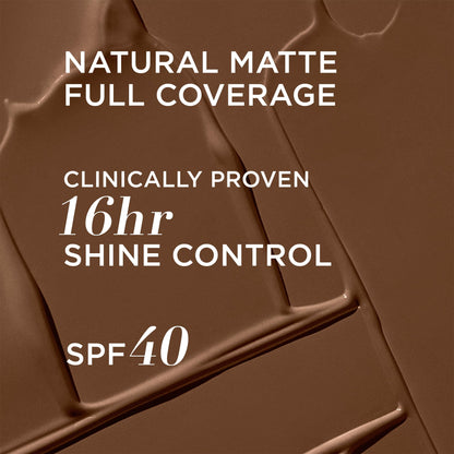 IT Cosmetics CC+ Cream Natural Matte Foundation with SPF 40 - Shine-Reducing &amp; Long-Wear Full Coverage Foundation For Oily Skin - With Hyaluronic Acid - Fragrance Free &amp; Non-Comedogenic - 1.08 fl oz