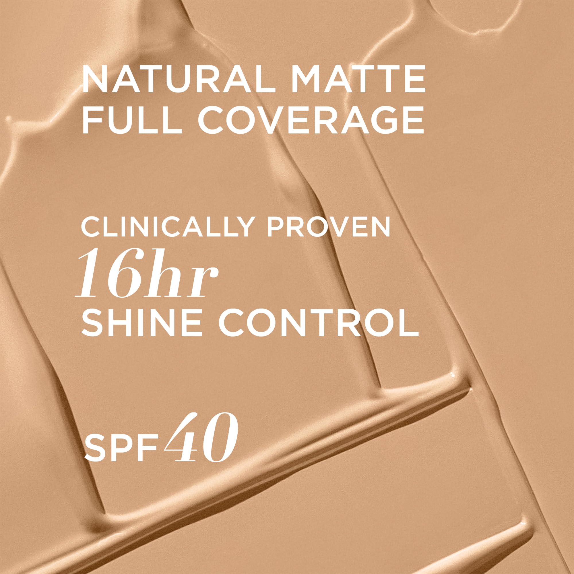 IT Cosmetics CC+ Cream Natural Matte Foundation with SPF 40 - Shine-Reducing &amp; Long-Wear Full Coverage Foundation For Oily Skin - With Hyaluronic Acid - Fragrance Free &amp; Non-Comedogenic - 1.08 fl oz