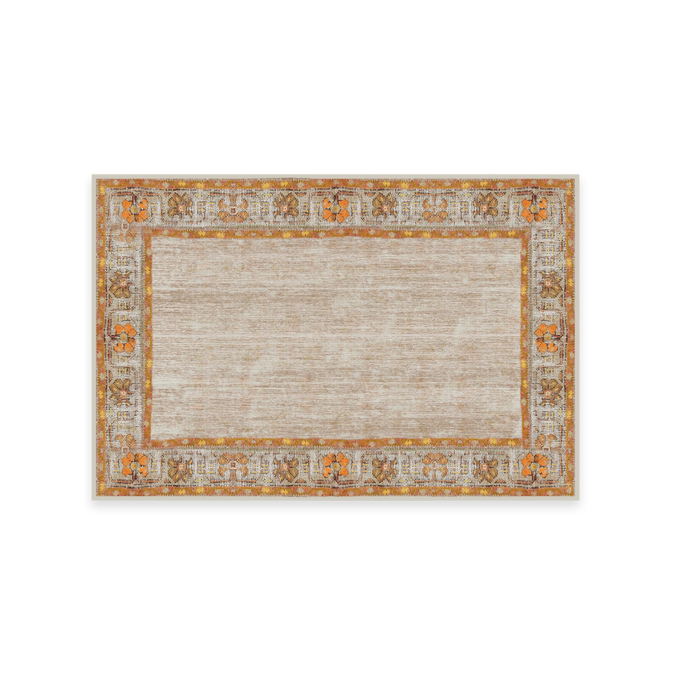RUGGABLE Zinnia Runner Rug - Perfect Boho Washable Rug for Entryway Hallway Kitchen - Pet &amp; Child Friendly - Stain &amp; Water Resistant - Grey 2.5&
