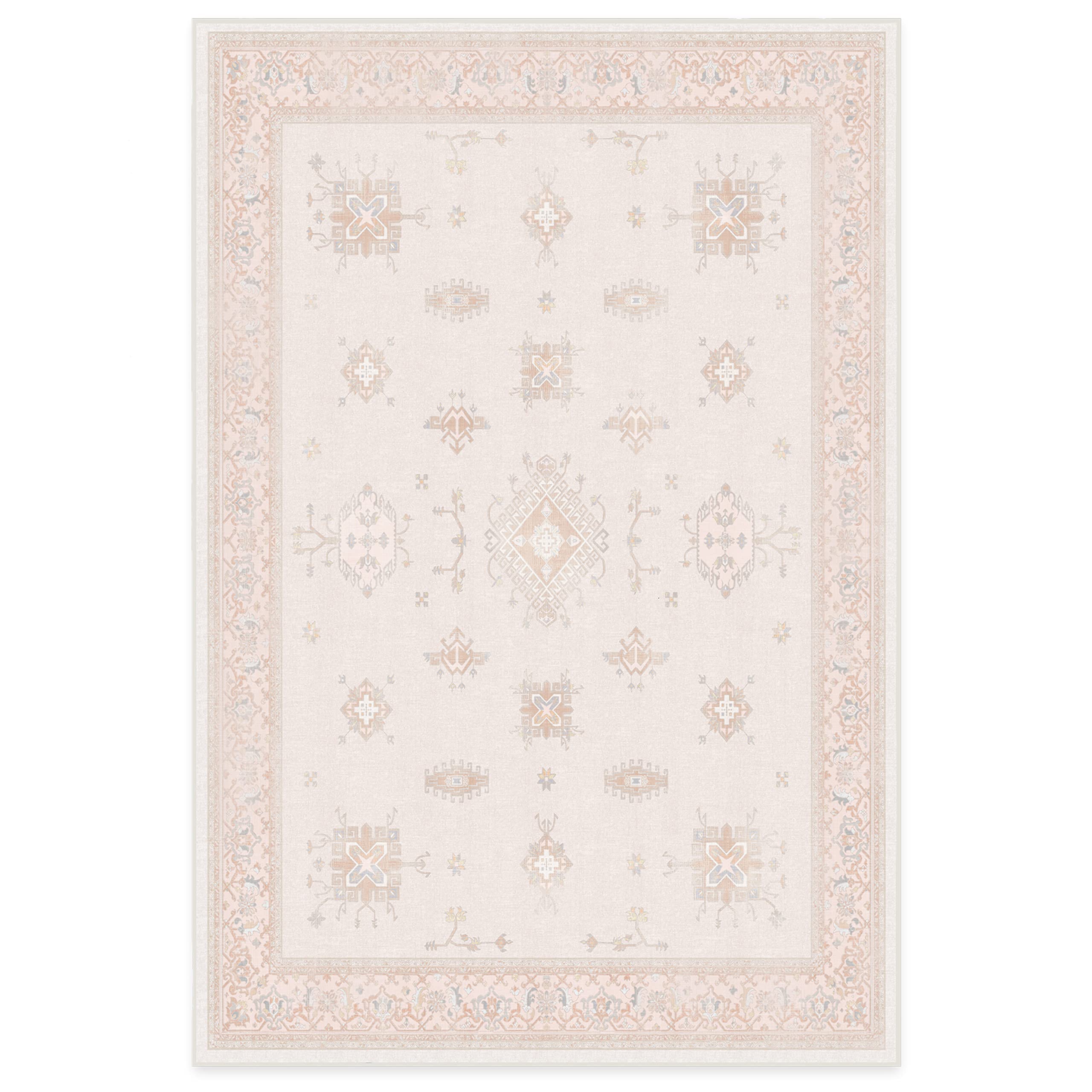 RUGGABLE – Verena Dark Wood – Machine Washable Runner Rug – Pet &amp; Child Friendly – Stain &amp; Water Resistant – Non-Slip – 2.5&
