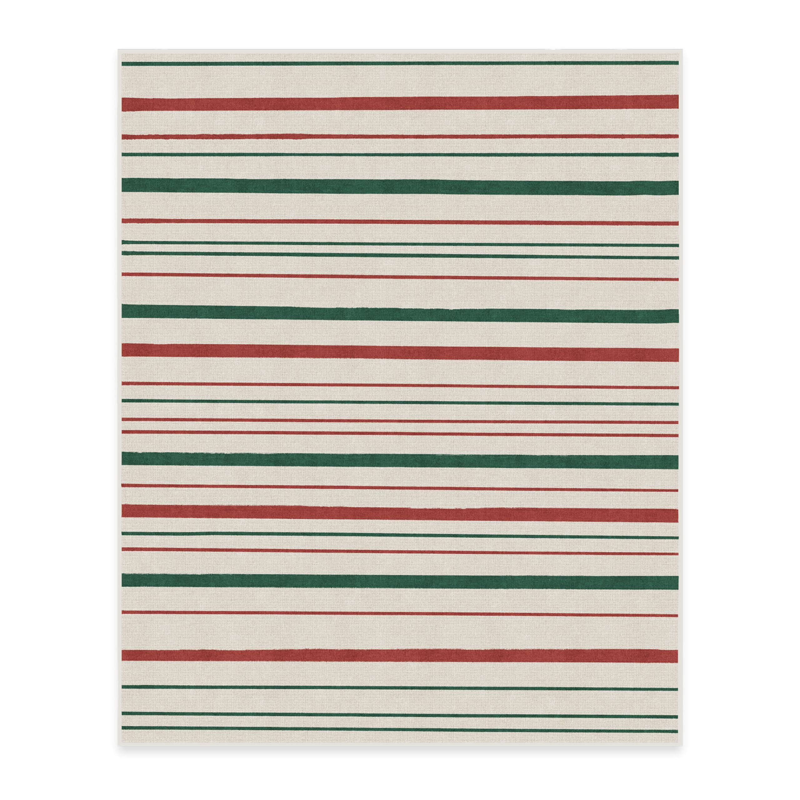 RUGGABLE Winter Plaid Washable Rug - Perfect Holiday Area Rug for Living Room Bedroom Kitchen - Pet &amp; Child Friendly - Stain &amp; Water Resistant - Dress Stewart Tartan Plaid 3&