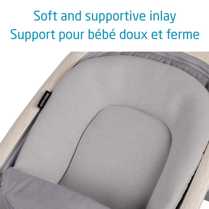 Maxi-Cosi 2-in-1 Kori Rocker, folds flat, travel, washable fabrics, Sand Horizon