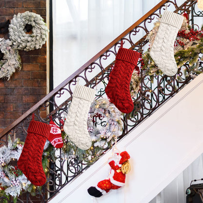 Knit Christmas Stockings Xmas