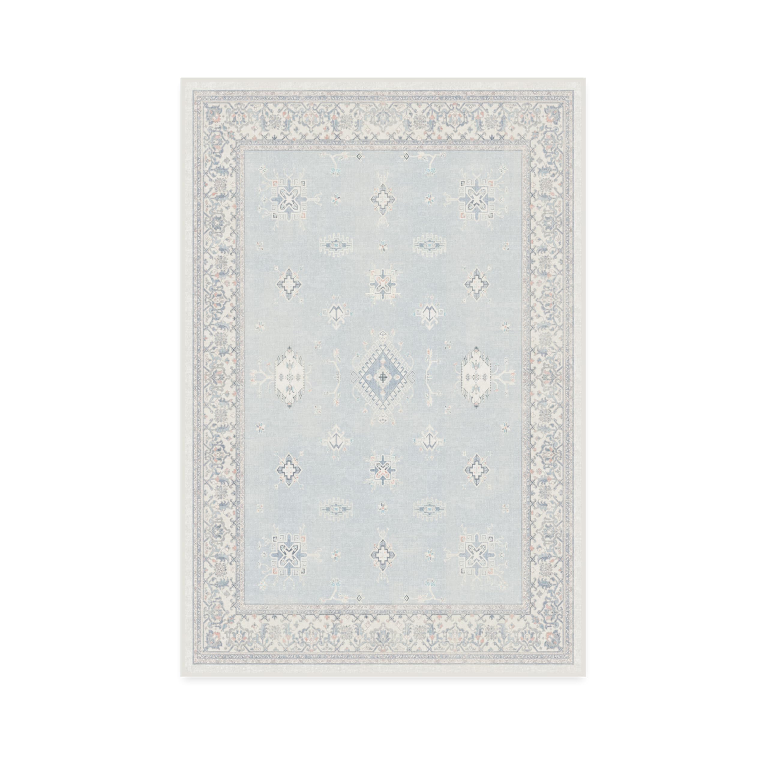 RUGGABLE – Verena Dark Wood – Machine Washable Runner Rug – Pet &amp; Child Friendly – Stain &amp; Water Resistant – Non-Slip – 2.5&