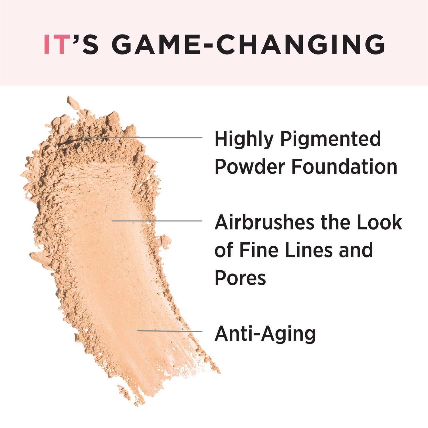 IT Cosmetics Celebration Foundation - Full-Coverage, Anti-Aging Powder Foundation - Blurs Pores, Wrinkles &amp; Imperfections - With Hydrolyzed Collagen &amp; Hyaluronic Acid - 0.3 oz