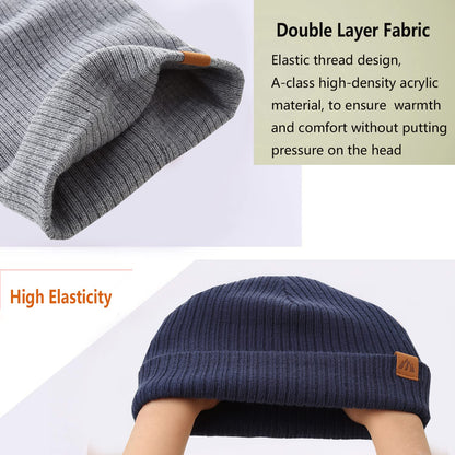 LMLALML Beanie for Toddler Boys Elegant Baby Beanie Knit Winter Hat for Kids