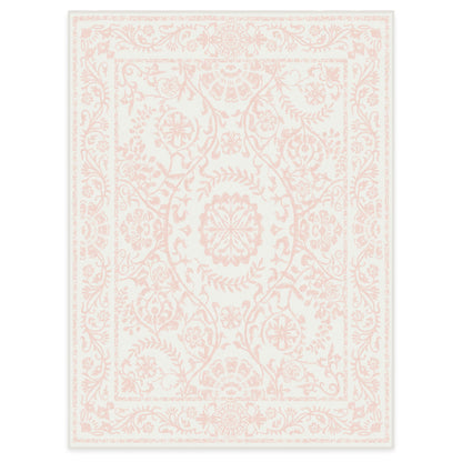 RUGGABLE Washable 2x3 Area Rug, Delphina Delft Blue, Premium Vintage Rugs for Living Room, Bedroom, Kitchen, Office, Classroom with Gripper Non Slip Pad