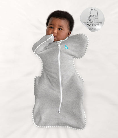 Love to Dream Swaddle UP, Baby Sleep Sack, Self-Soothing Swaddles for Newborns, Improves Sleep, Snug Fit Helps Calm Startle Reflex, New Born Essentials for Baby, 5-8.5 lbs, Sand Dollar