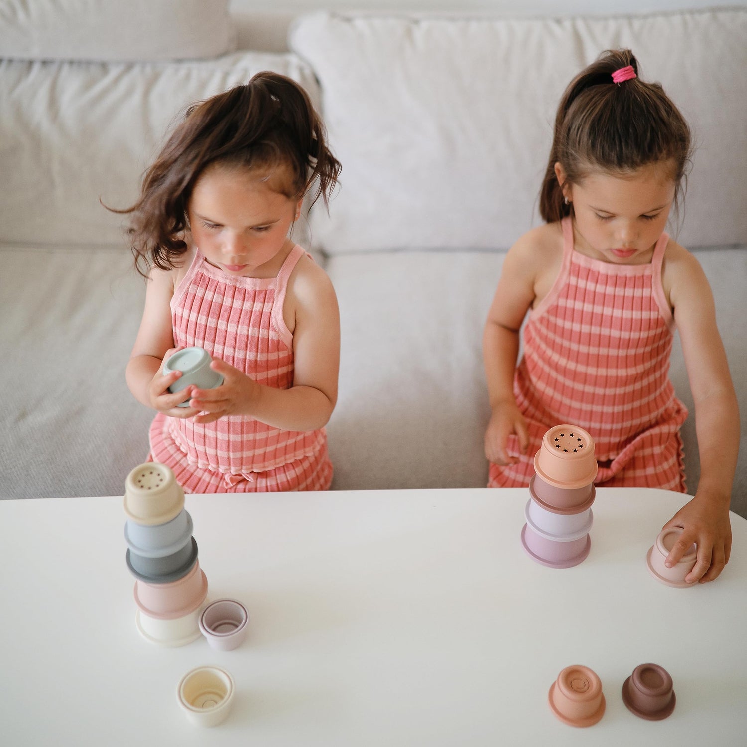 mushie Stacking Cups Toy | Made in Denmark (Original)