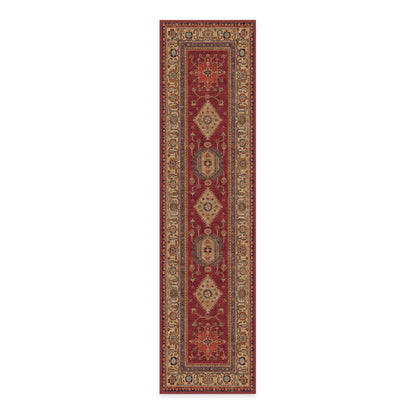 RUGGABLE – Cambria Ruby – Machine Washable Runner Rug – Pet &amp; Child Friendly – Stain &amp; Water Resistant – Non-Slip – 2.5&