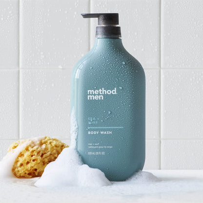 Method Men Body Wash, Glacier + Granite, Paraben and Phthalate Free, 28 FL Oz (Pack of 1)