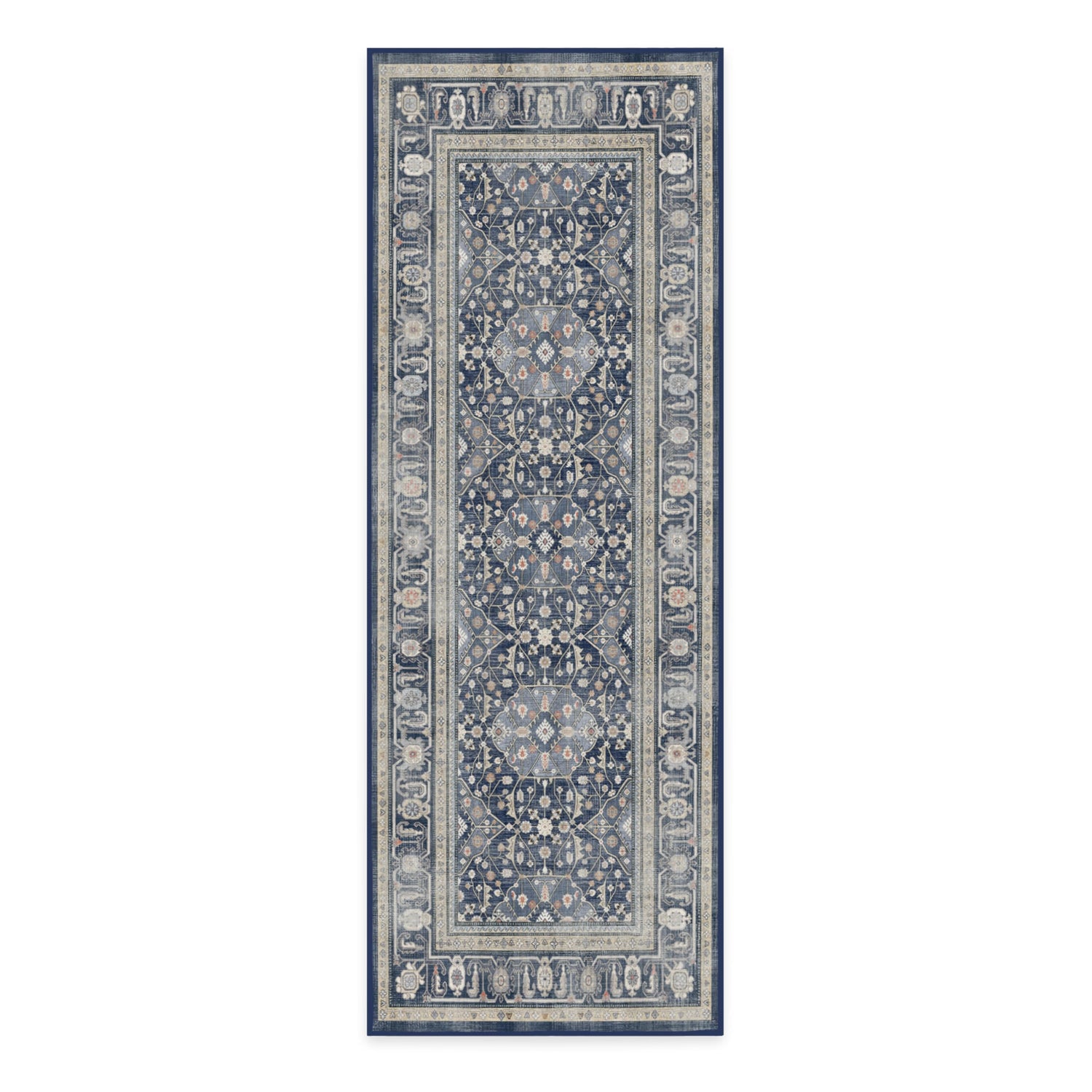 RUGGABLE – Alessia Dark Wood – Machine Washable Area Rug – Pet &amp; Child Friendly – Stain &amp; Water Resistant – Non-Slip – 5&