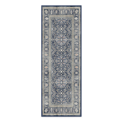 RUGGABLE – Alessia Dark Wood – Machine Washable Area Rug – Pet &amp; Child Friendly – Stain &amp; Water Resistant – Non-Slip – 5&