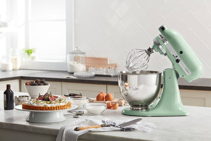 KitchenAid Artisan Series 5-Quart Tilt-Head Stand Mixer, Almond Cream, KSM150PSAC