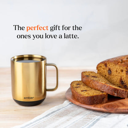 Ember Temperature Control Smart Mug 2, 14 Oz, App-Controlled Heated Coffee Mug with 80 Min Battery Life and Improved Design, White