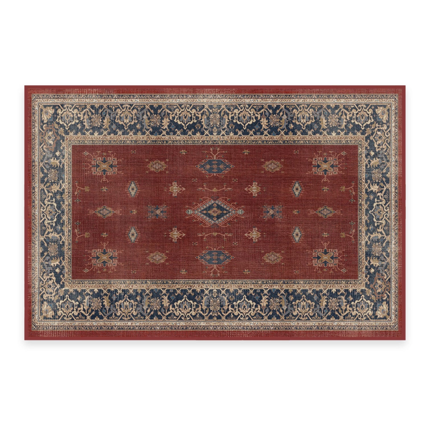 RUGGABLE – Verena Dark Wood – Machine Washable Runner Rug – Pet &amp; Child Friendly – Stain &amp; Water Resistant – Non-Slip – 2.5&