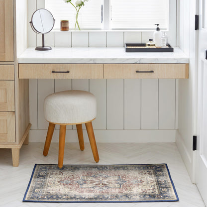 RUGGABLE Kamran Washable Rug - Perfect Vintage Area Rug for Living Room Bedroom Kitchen - Pet &amp; Child Friendly - Stain &amp; Water Resistant - Hazel 5&
