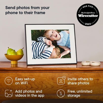 Aura Digital Picture Frame - 10.1&quot; HD Mat Display | Wirecutter&