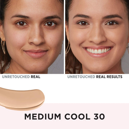 IT Cosmetics Your Skin But Better Foundation + Skincare - Hydrating Medium Buildable Coverage - Minimizes Pores &amp; Imperfections - Natural Radiant Finish - With Hyaluronic Acid - 1.0 fl oz