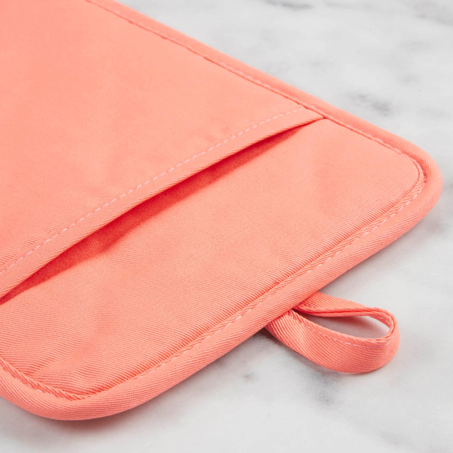 KitchenAid Ribbed Soft Silicone Water Resistant Pot Holder Set, Milkshake , 2 Piece Set, 7&quot;x9&quot;