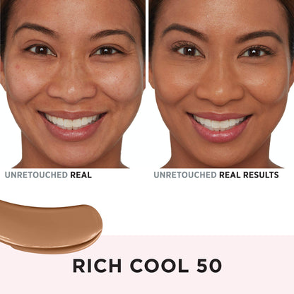 IT Cosmetics Your Skin But Better Foundation + Skincare - Hydrating Medium Buildable Coverage - Minimizes Pores &amp; Imperfections - Natural Radiant Finish - With Hyaluronic Acid - 1.0 fl oz