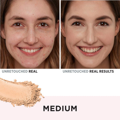 IT Cosmetics Celebration Foundation - Full-Coverage, Anti-Aging Powder Foundation - Blurs Pores, Wrinkles &amp; Imperfections - With Hydrolyzed Collagen &amp; Hyaluronic Acid - 0.3 oz