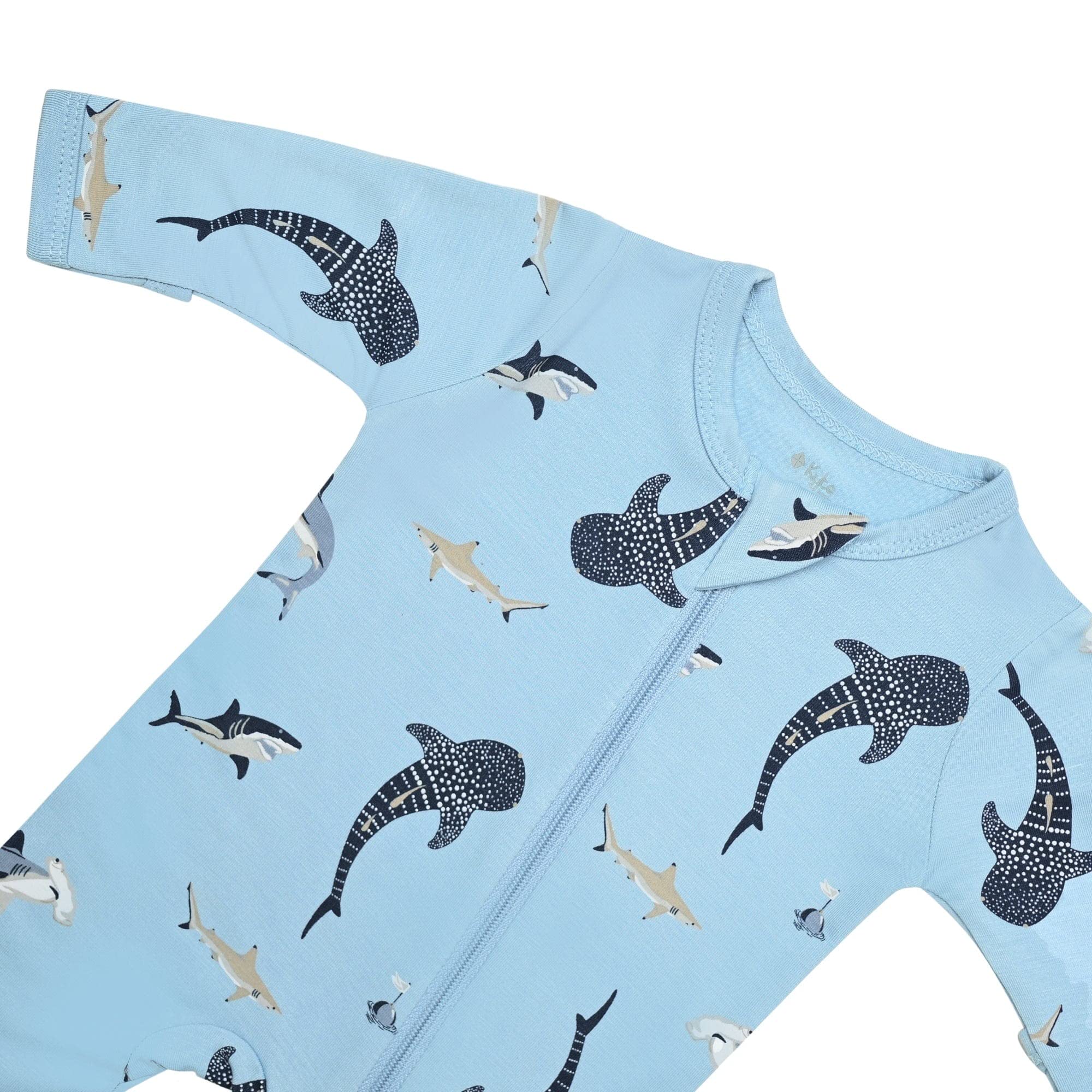 KYTE BABY Unisex Zipper Closure Footies, Rayon Made From Bamboo, 0-24 Months