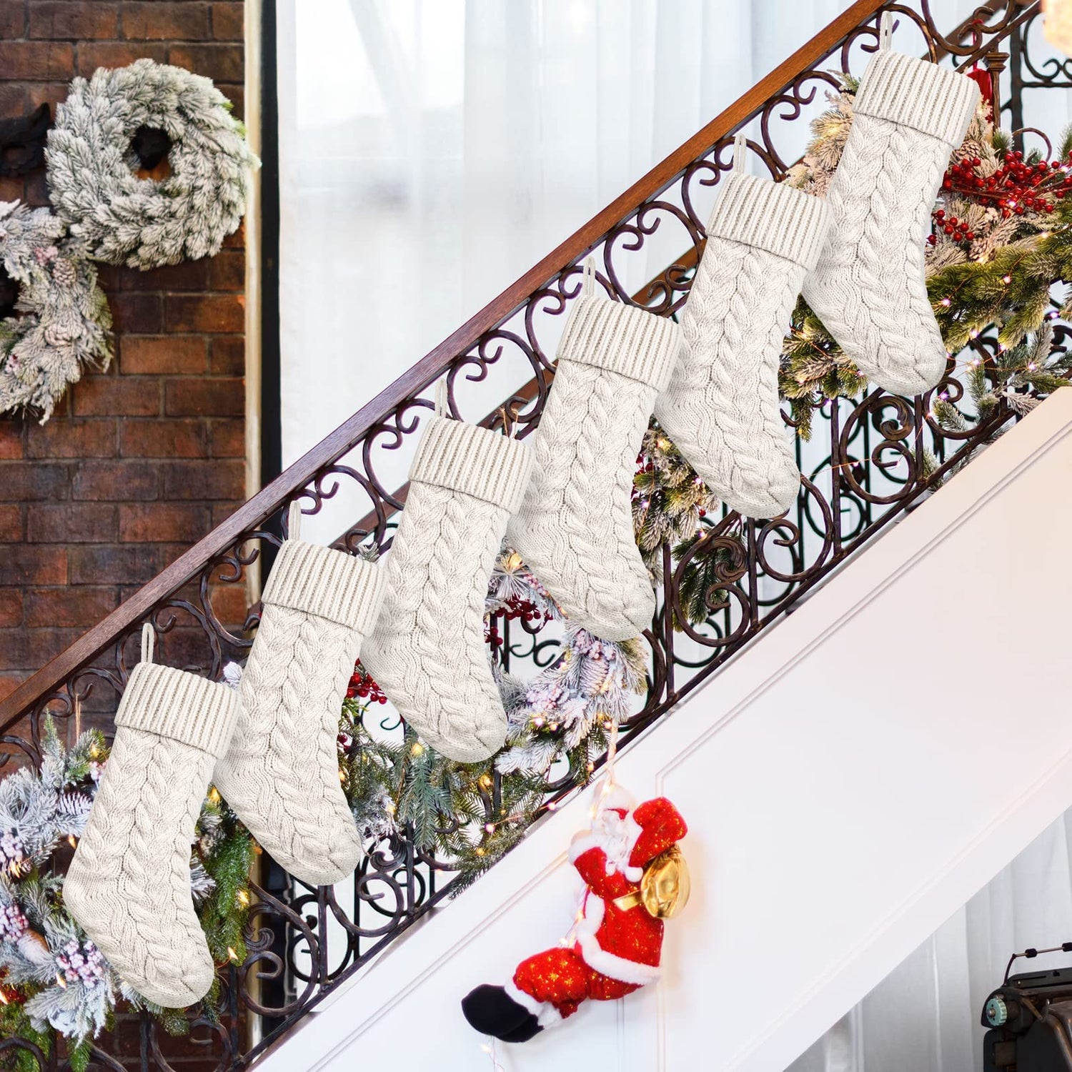 Knit Christmas Stockings Xmas