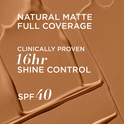 IT Cosmetics CC+ Cream Natural Matte Foundation with SPF 40 - Shine-Reducing &amp; Long-Wear Full Coverage Foundation For Oily Skin - With Hyaluronic Acid - Fragrance Free &amp; Non-Comedogenic - 1.08 fl oz