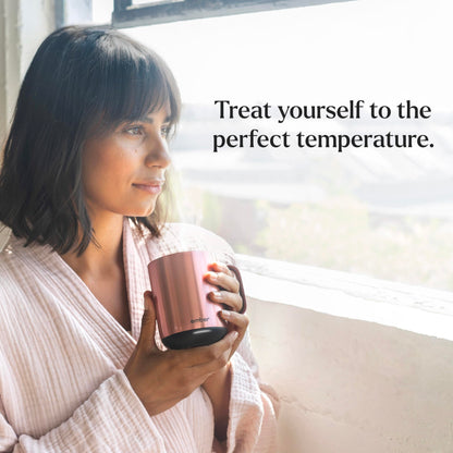 Ember Temperature Control Smart Mug 2, 14 Oz, App-Controlled Heated Coffee Mug with 80 Min Battery Life and Improved Design, White