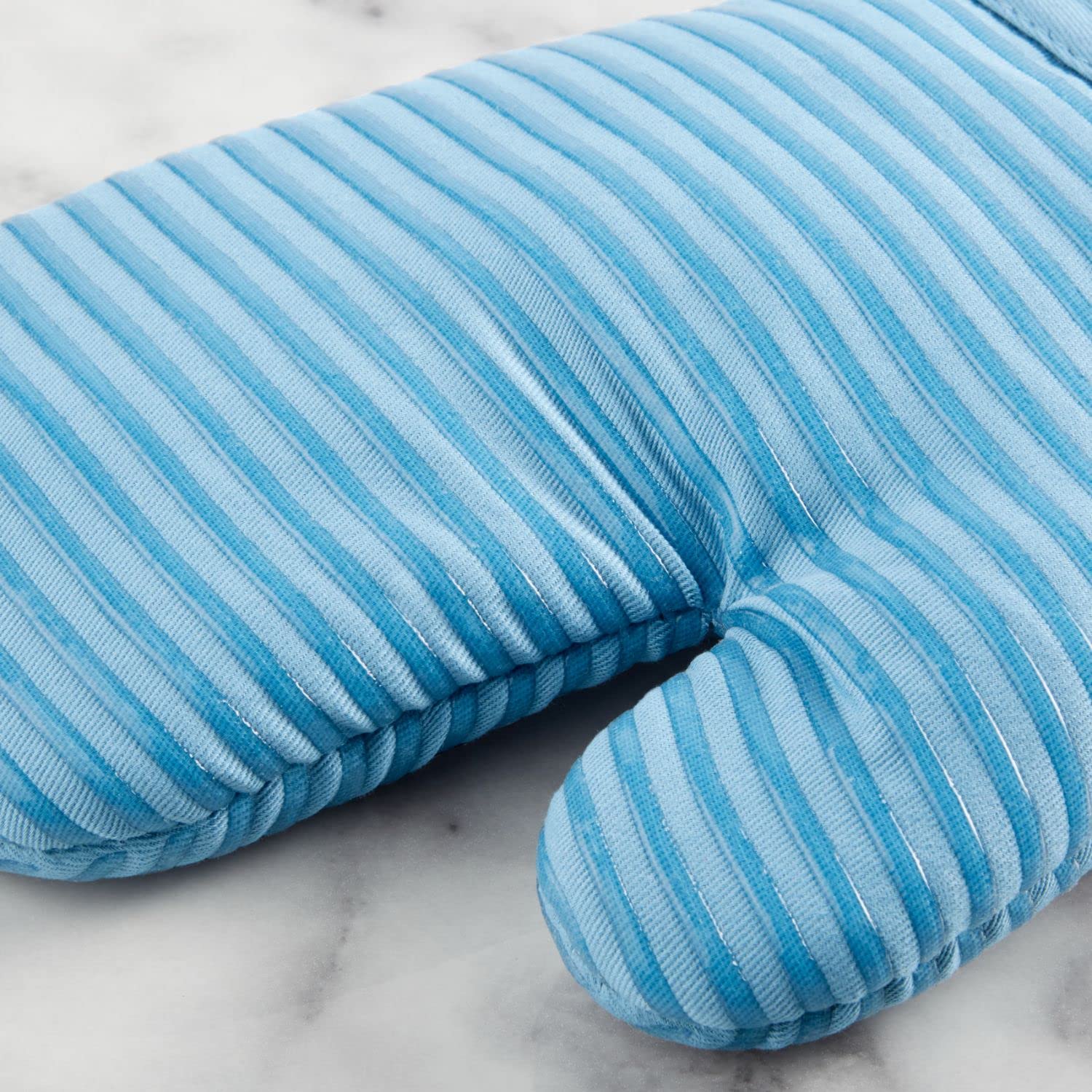 KITCHENAID Quilted Cotton Terry Cloth Oven Mitt, Pot Holder, Kitchen Towel 4-Pack Set, Heat Resistant, Silicone Grip, Gift Set, Milkshake, 16&quot;x26&quot;, 7&quot;x13&quot; &amp; 7&quot;x10&quot;