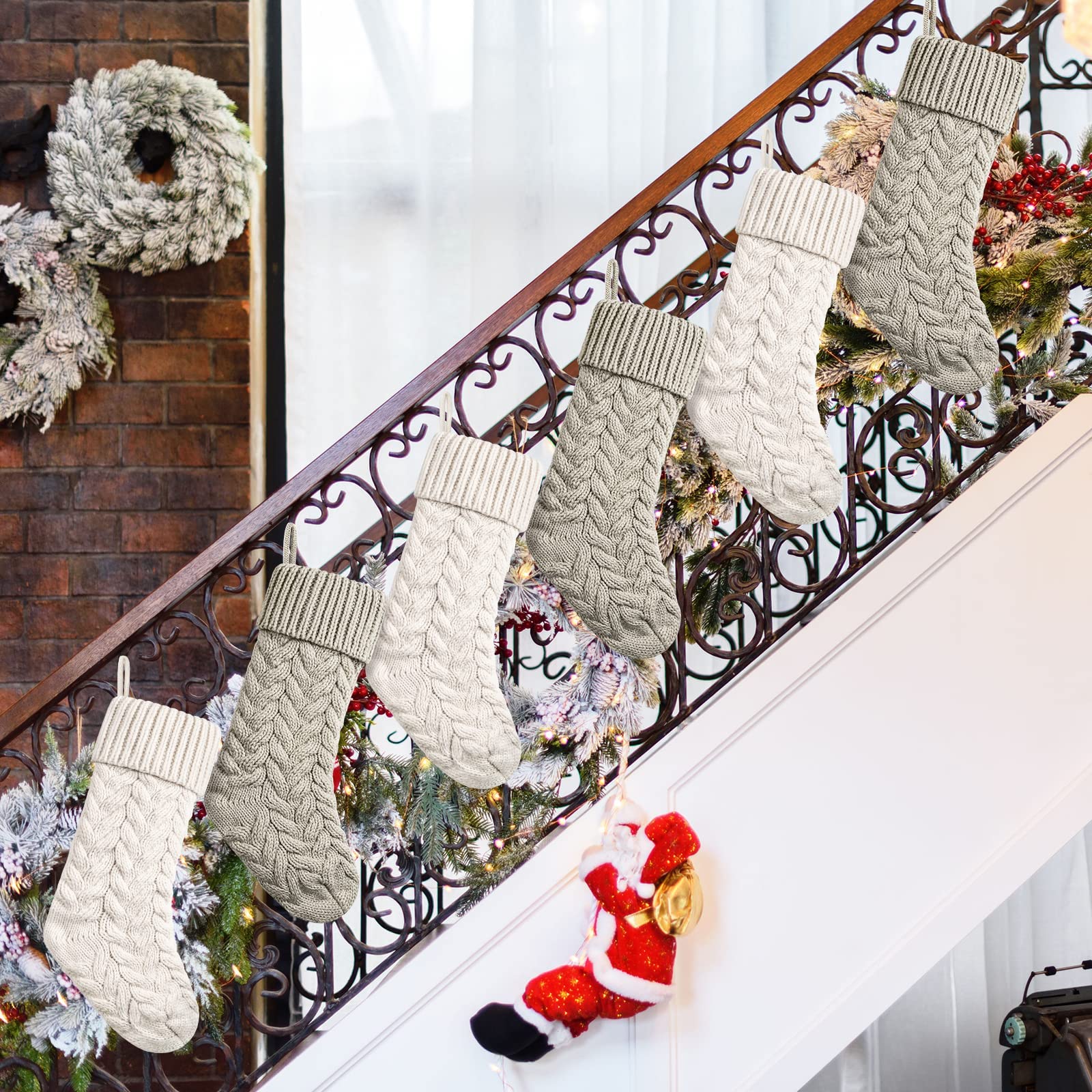 Knit Christmas Stockings Xmas