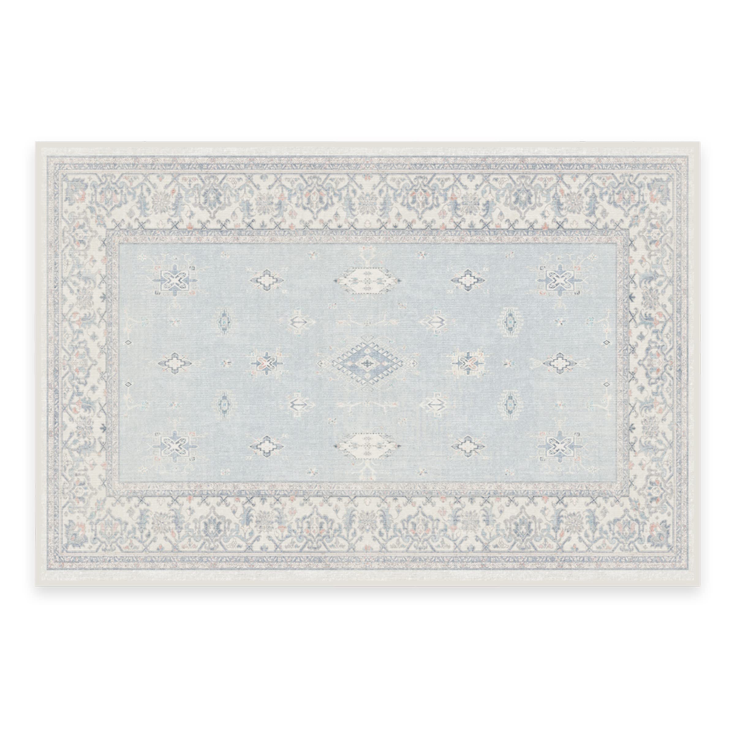 RUGGABLE – Verena Dark Wood – Machine Washable Runner Rug – Pet &amp; Child Friendly – Stain &amp; Water Resistant – Non-Slip – 2.5&