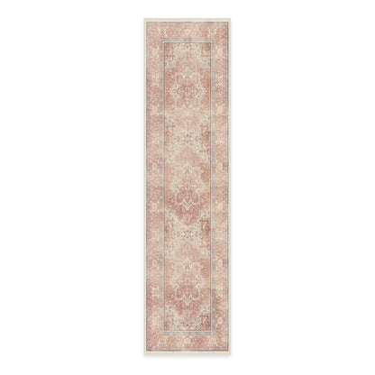 RUGGABLE Kamran Washable Rug - Perfect Vintage Area Rug for Living Room Bedroom Kitchen - Pet &amp; Child Friendly - Stain &amp; Water Resistant - Hazel 5&