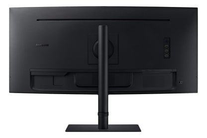 SAMSUNG 34-Inch ViewFinity S65TC Series Ultra-WQHD 1000R Curved Computer Monitor, HDR10, 100Hz, AMD FreeSync, Thunderbolt 4, Height Adjustable Stand, Built-in Speakers, Eye Care, LS34C650TANXGO, 2024
