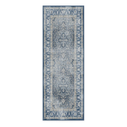 RUGGABLE Kamran Washable Rug - Perfect Vintage Area Rug for Living Room Bedroom Kitchen - Pet &amp; Child Friendly - Stain &amp; Water Resistant - Hazel 5&