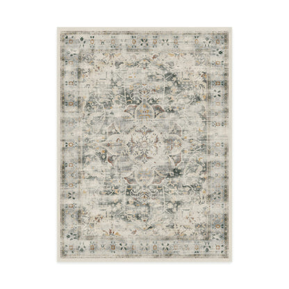 RUGGABLE – Sarrah Blue Quartz – Machine Washable Runner Rug – Pet &amp; Child Friendly – Stain &amp; Water Resistant – Non-Slip – 2.5&