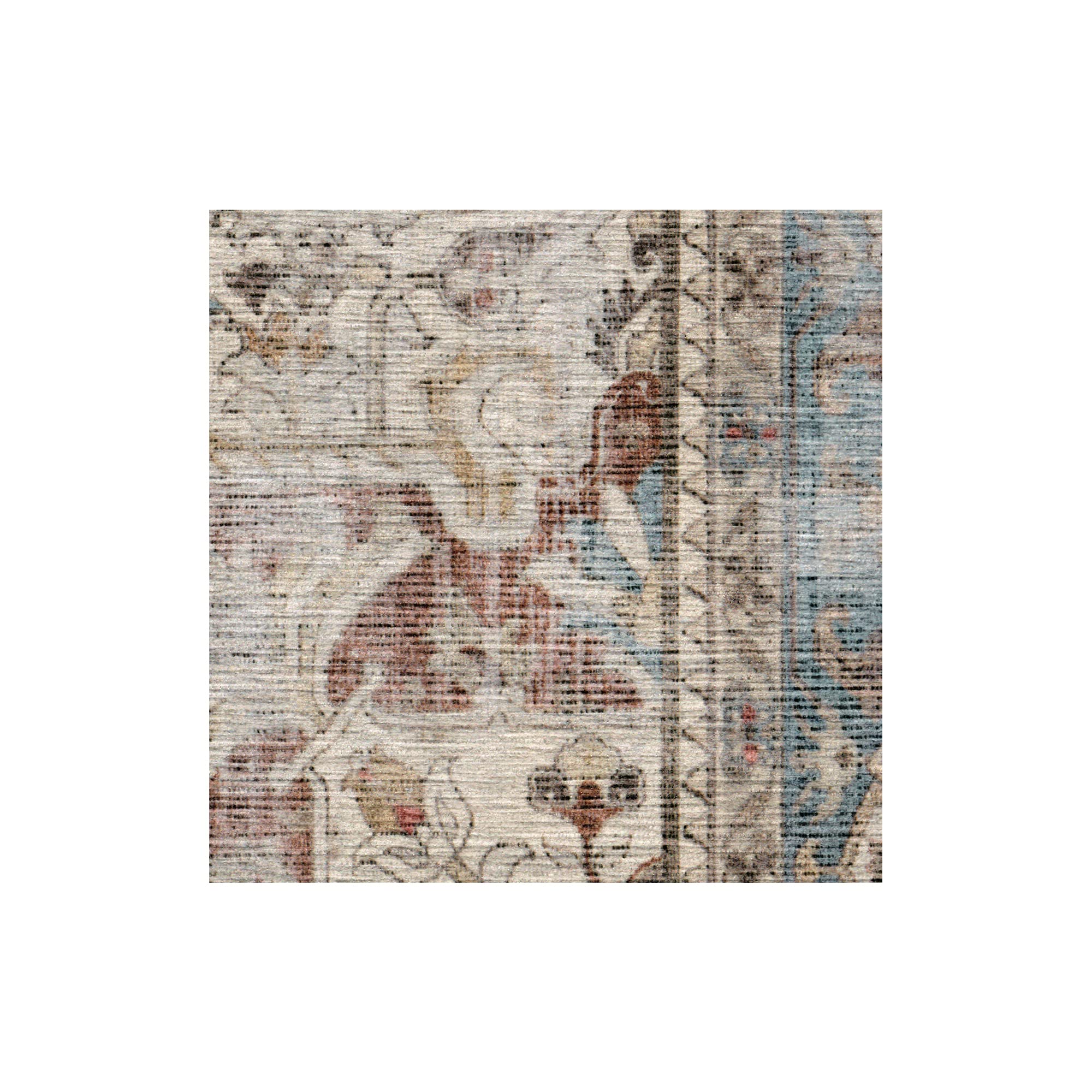 RUGGABLE Kamran Washable Rug - Perfect Vintage Area Rug for Living Room Bedroom Kitchen - Pet &amp; Child Friendly - Stain &amp; Water Resistant - Hazel 5&