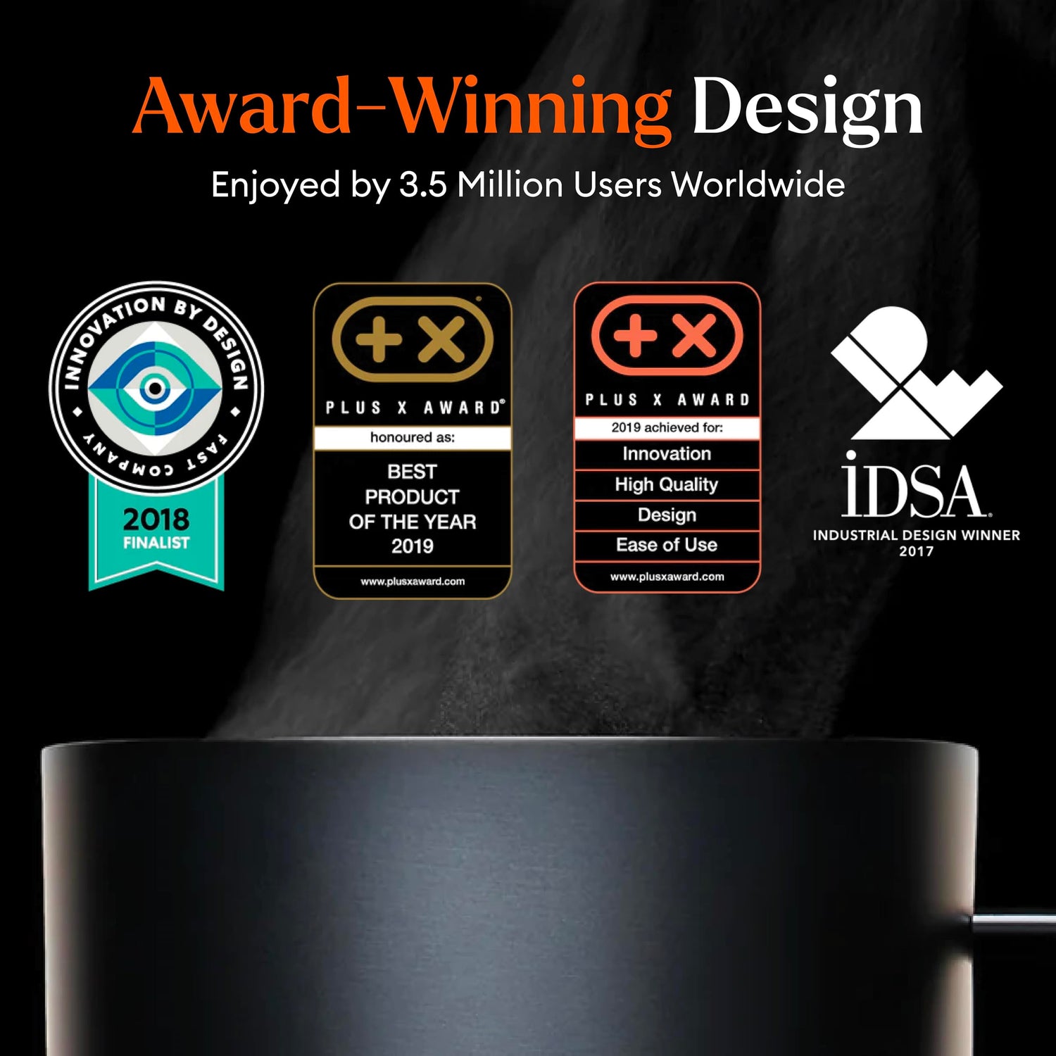 Ember Temperature Control Smart Mug 2, 14 Oz, App-Controlled Heated Coffee Mug with 80 Min Battery Life and Improved Design, White