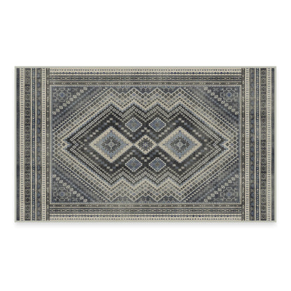 RUGGABLE Kaden Washable Rug - Perfect Vintage Area Rug for Living Room Bedroom Kitchen - Pet &amp; Child Friendly - Stain &amp; Water Resistant - Amber Red 3&