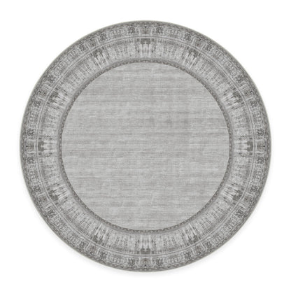 RUGGABLE Zinnia Runner Rug - Perfect Boho Washable Rug for Entryway Hallway Kitchen - Pet &amp; Child Friendly - Stain &amp; Water Resistant - Grey 2.5&