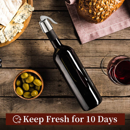 [2 PACK]Wine Bottle Stoppers,Real Vacuum Wine Stoppers,Reusable Wine Preserver,Wine Corks Keep Fresh,Best Gifts for Wine Lovers for christmas gifts.