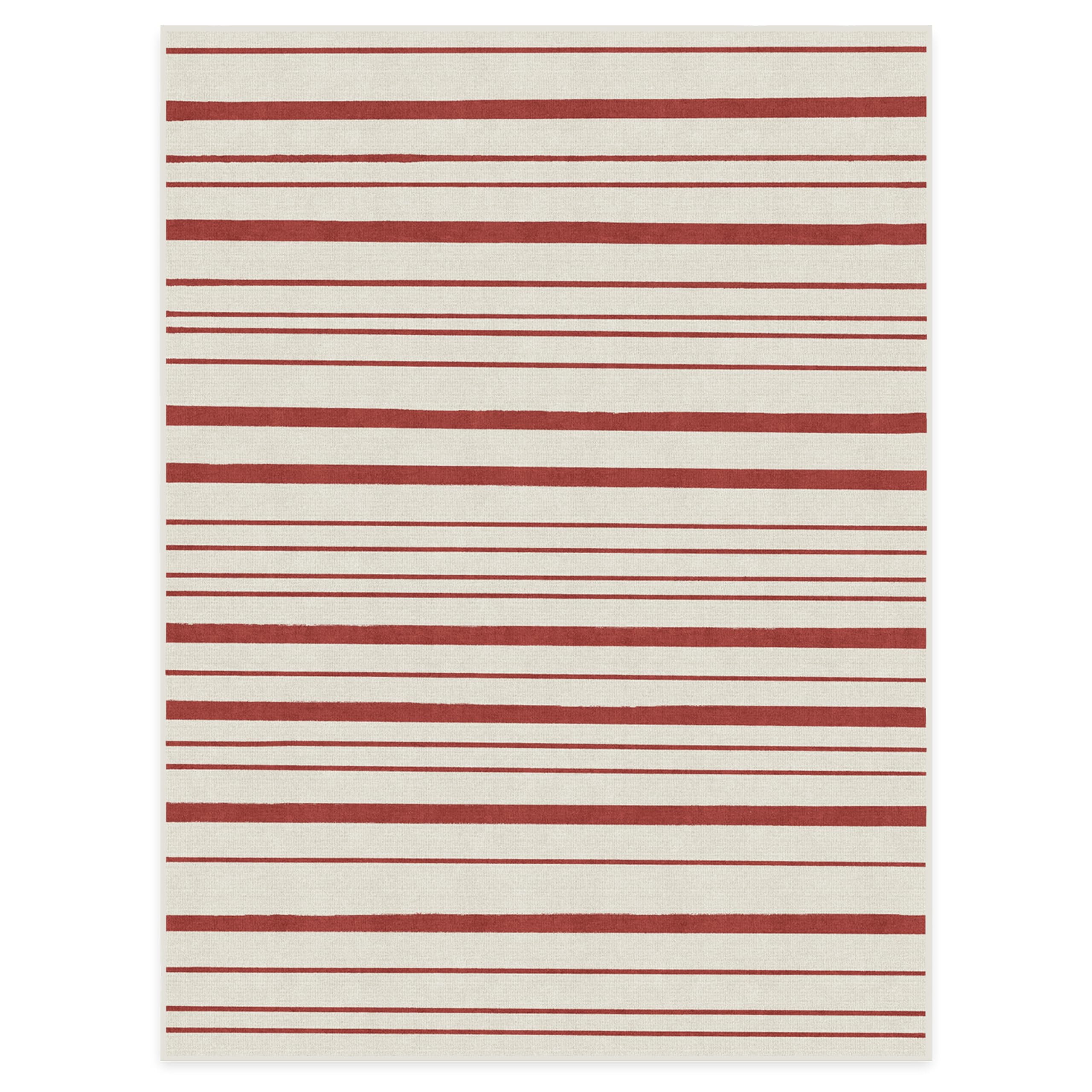 RUGGABLE Winter Plaid Washable Rug - Perfect Holiday Area Rug for Living Room Bedroom Kitchen - Pet &amp; Child Friendly - Stain &amp; Water Resistant - Dress Stewart Tartan Plaid 3&