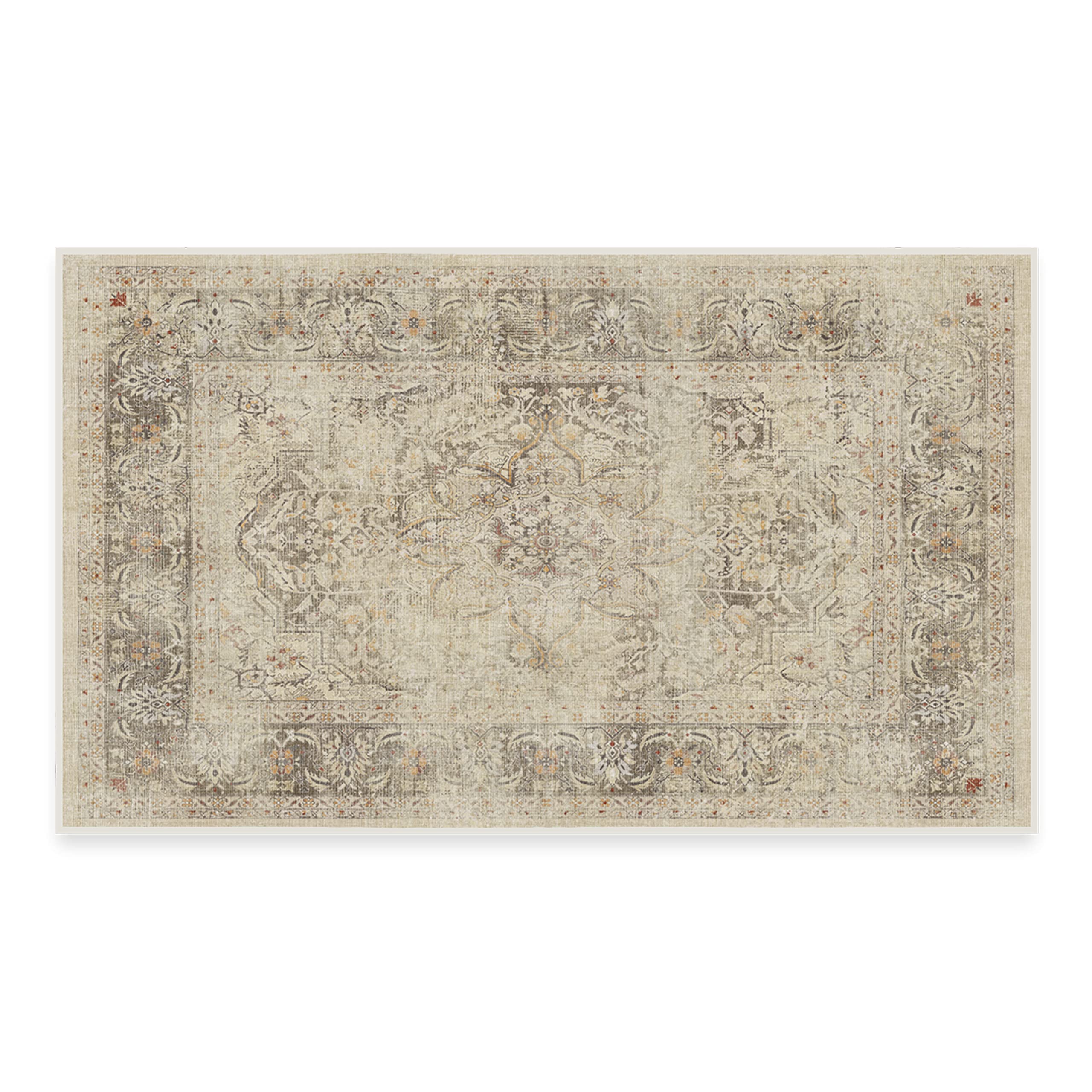 RUGGABLE – Sarrah Blue Quartz – Machine Washable Runner Rug – Pet &amp; Child Friendly – Stain &amp; Water Resistant – Non-Slip – 2.5&