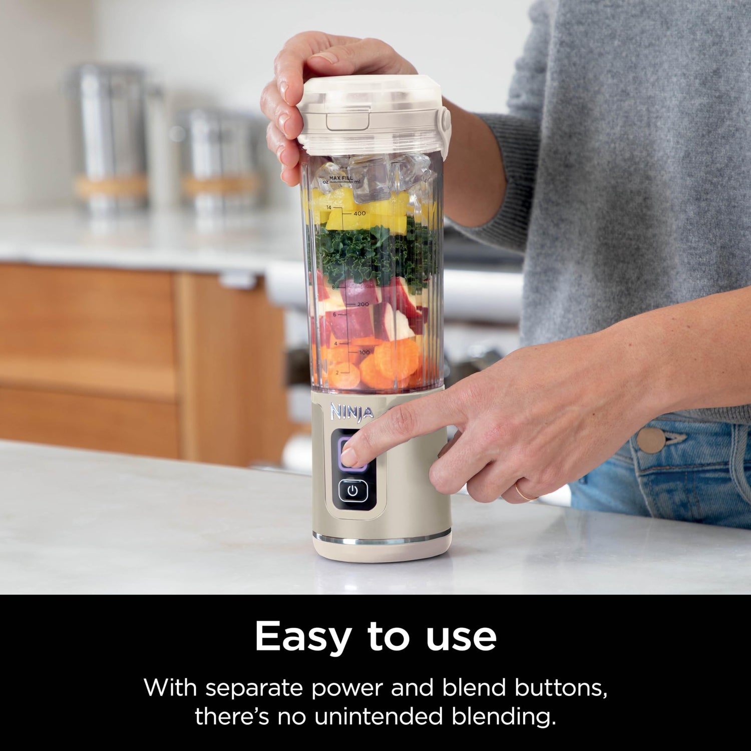Ninja Blast Portable Blender, Cordless, 18oz. Vessel, Personal Blender For-Shakes and Smoothies, BPA Free, Leakproof-Lid and Sip Spout, USB-C Rechargeable, Dishwasher Safe Parts, Tinted Pink, BC151PK