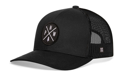 HAKA Camping Hat – Outdoors Trucker Hat for Men &amp; Women, Baseball Cap Adjustable Snapback - Synthetic Leather